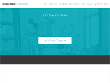 Tablet Screenshot of integrateditsolutions.com